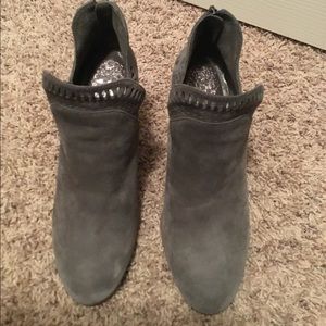 Vince Camuto gray booties